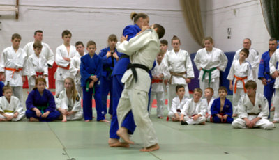 Karina Bryant demonstrates a technique